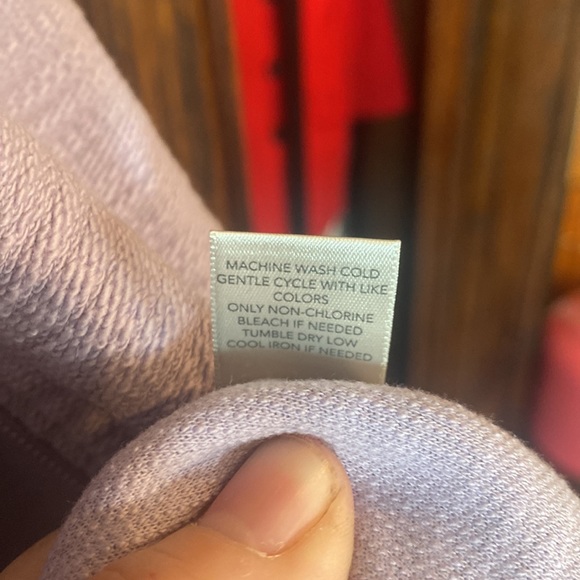 Cj Banks Lavender Light Purple Zip Up Lightweight Jacket 1X - Picture 7 of 7